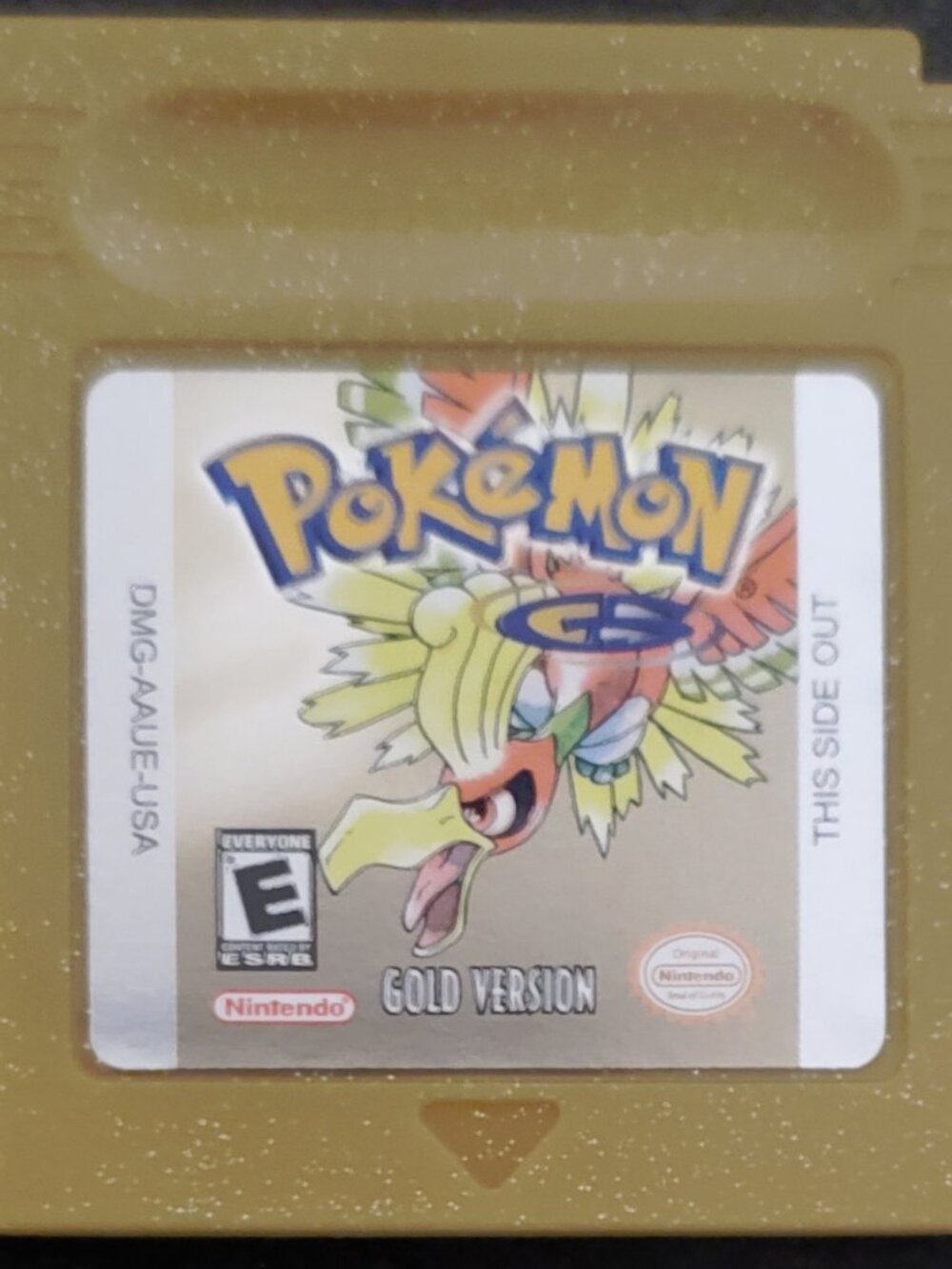 Pokemon Gold GBC Video Game Gameboy Color